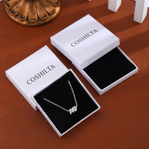 Elegant Personalized Initial Necklace for Women - Adjustable 16.5" + 2" Extender - Picture 8 of 8